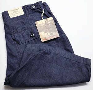 Workers K&T H MFG Co (ワーカーズ) Baker Shorts - 8oz Indigo Denim / ベイカーショーツ インディゴデニム 未使用品 size L / パンツ