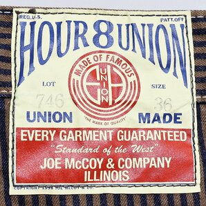 JOE McCOY (ジョーマッコイ) 8HOUR UNION - Lot 746 ヒッコリー ペインターショーツ MP14033 美品 ブラウン w36 / リアルマッコイズの画像9