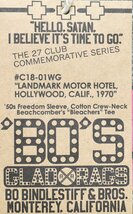 BO'S GLAD RAGS (ボーズグラッドラグス) フリーダムTシャツ “Landmark Motor Hotel.1970” 未使用品 グレー size L / バーンストーマーズ_画像10