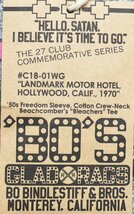 BO'S GLAD RAGS (ボーズグラッドラグス) フリーダムTシャツ “Landmark Motor Hotel.1970” 未使用品 グレー size XS /バーンストーマーズ_画像10