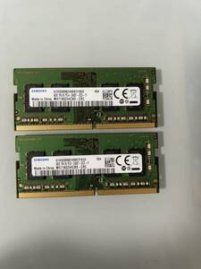 * free shipping *[SAMSUNG PC4-2400T] Note PC for DDR4 memory 4GB 2 sheets total :8GB ③