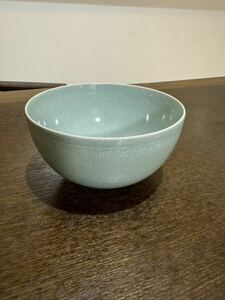 鈴木古美術　朝鮮青磁　在銘　海剛青磁茶碗　食器 茶道具　高麗青磁茶碗