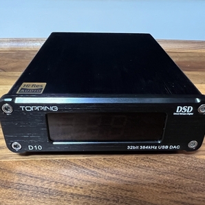 TOPPING D10 USB DAC オペアンプOPA627AU交換済み 動作確認済み 本体のみ