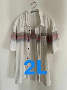 HANG TEN メンズ　コットンシャツ　2L TM6256