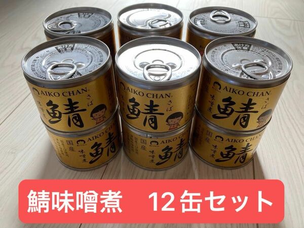 あいこちゃん　鯖の味噌煮　 国産 さば缶 サバ缶　缶詰　12缶セット
