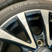 タイヤ付き純正ホイール　ステップワゴンスパーダ　RK5　ブラック×ポリッシュ　17×6J　+50　114.3　5穴　205/55R17　2022年製　3・4ミリ_画像7