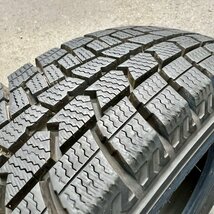 スタッドレスタイヤ2本セット　DUNLOP WINTER MAXX WM02(ダンロップ ウィンターマックス)　155/65R14　2023年製　3/5ミリ_画像6