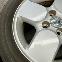 タイヤ付き純正ホイール4本セット　シエンタ　NCP81G　15×5 1/2JJ　+33　100　4穴　185/60R15　18・23年製　2・5ミリ_画像7