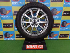 ユーロテック　ジーオマージュ　6J-15　5H100　+45　ブルーアース　ES32　185/60R15　シエンタ　中古セット　神奈川県