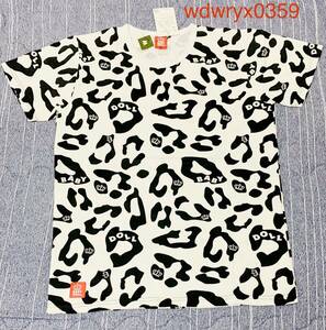  tag equipped *BABYDOLL leopard print short sleeves T-shirt adult M size baby doll adult clothes short sleeves bebido leopard man and woman use M size 