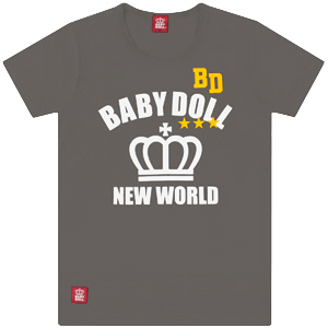 新品タグ付き☆BABYDOLL大人半袖TシャツLサイズ ベビードール大人服半袖ベビドトップスTシャツ