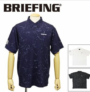 【試着のみ】ブリーフィング briefing ゴルフ 半袖　ポロシャツ メンズ 春夏 ゴルフウェア　Sサイズ
