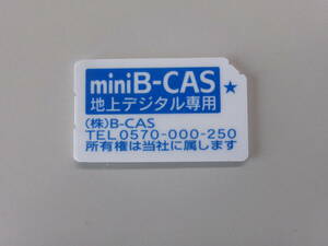 カーナビ用　miniB-CASカード