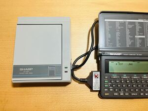 [ rare / Belt have been exchanged. / operation goods ] sharp pocket computer for floppy disk drive CE-140F disk 1 sheets 