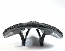 3D 印刷カーボンファイバー自転車シートクッション超軽量ロードマウンテンバイクカーボンファイバー中空カーシートサドル (ブラック)_画像9