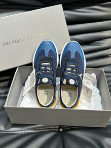 BRUNELLO CUCINELLI Brunello Cucinelli мужской спортивные туфли прогулочные туфли low cut спорт обувь темно-синий 