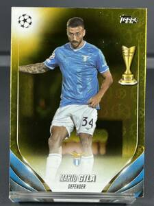 2023-24 Topps UEFA Club Competitions-Starball Foil-Mario Gila Lazio