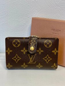 訳アリ！！　LOUIS VUITTON 　ルイ ヴィトン　ポルトフォイユ・ヴィエノワ　M61674　がま口財布　二つ折り　