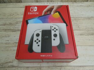 055AH Nintendo Switch(有機ELモデル) ホワイト/ホワイト【中古・未使用】1