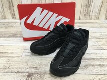 148B NIKE AIR MAX 95 ESSENTIAL Triple Black CI3705-001 ナイキ エアマックス【中古】_画像1