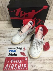 148B Awake NY × NIKE JORDAN AIR SHIP PE SP University Red FN8675-100【未使用】