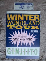 【チケット半券＋パンフレット】伊藤銀次、1984年1月25日、毎日ホール、「Winter Wonderland Tour」_画像1
