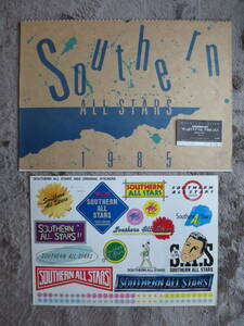 [ ticket half ticket + calendar + sticker attaching ] Southern All Stars,1985 year 1 month 20 day,[ large . music taking . law breach ],Southern All Stars
