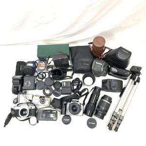 FN12284K【1000円スタート!!】 Canon FUJIFILM RICOH SKYVIEW 一眼レフ フィルムカメラ デジタルカメラ カメラ レンズ ストロボ 三脚