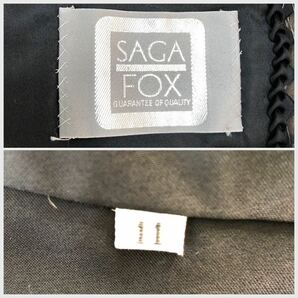 FN12298T SAGA FOX サガフォックス シルバーフォックス 毛皮 フォックス ファー セミロング コート ロングコート レディース 11号の画像7