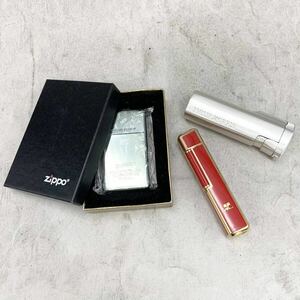 FN12336P ZIPPO ジッポ Courreges クレージュ PHILIP MORRIS フィリップモリス ガスライター オイルライター ターボライター 3点セット 