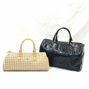 FN12343P【1000円スタート!!】 GIORGIO ARMANI ジョルジオアルマーニ BALLY バリー ハンドバッグ ボストンバッグ 2点セット 