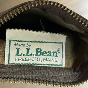 L.L.Bean エルエルビーン 80s USA製 レザー ポーチ ビンテージの画像10