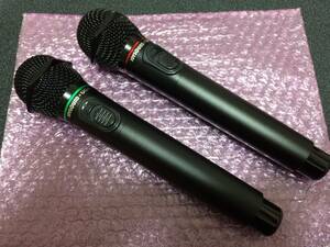  beautiful goods *JOYSOUND infra-red rays wireless microphone 2 pcs set WM-610×2*