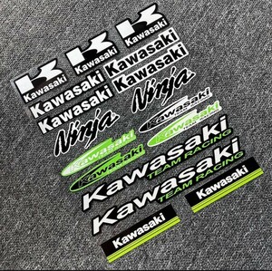 防水反射　バイクステッカー　ヘルメットステッカー　デカール　カワサキ　ニンジャ　Kawasaki Ninja Sticker 耐光ステッカー Sticker