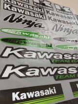 防水反射　バイクステッカー　ヘルメットステッカー　デカール　カワサキ　ニンジャ　Kawasaki Ninja Sticker 耐光ステッカー Sticker_画像3