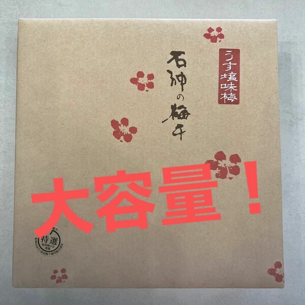 大幅お値下げしました！！石神の梅干　うす塩味梅干　700g