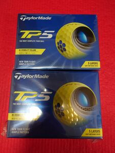 テーラーメイド TaylorMade TP5 イエロー 21' ゴルフボール2箱セット