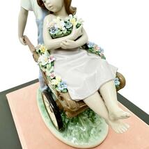 Lladro/リヤドロ 『君が好き』 6850 西洋磁器 置物 フィギュリン オブジェ/陶器_画像4