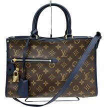 LOUIS VUITTON/ルイ・ヴィトン ポパンクールPM モノグラム M43434 ショルダーバッグ ブラウン/マリーヌ（ネイビー） レディース_画像1