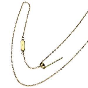 TASAKI/tasaki скользящий цепь колье K18 Gold 1.7g 46cm женский 