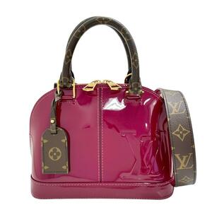 LOUIS VUITTON/ルイ・ヴィトン アルマBB ミロワール モノグラムヴェルニ M54785 ハンドバッグ モノグラムヴェルニ マゼンタ レディース