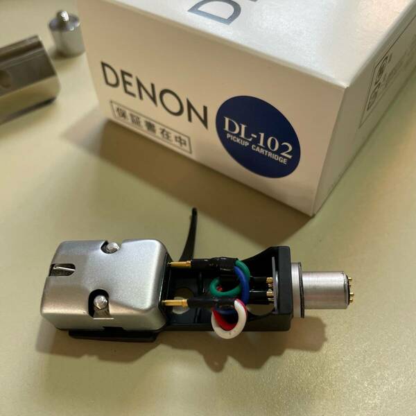 即決 美品 DENON DL-102 MC型カートリッジ MONO 動作確認済み 放送局用 日本製 高出力モノラル専用MCカートリッジ デノン 中古