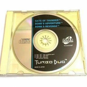 PCエンジン CD-ROMソフト Turbo Duo GATE OF THUNDER BONK'S AD etc