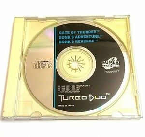 PCエンジン CD-ROMソフト Turbo Duo GATE OF THUNDER BONK'S AD etc