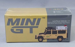 即決！ TRUESCALE MINI GT 1/64 ランドローバー ディフェンダー 110 キャメルトロフィー アマゾン 1989 チームフランス 新品・未開封品