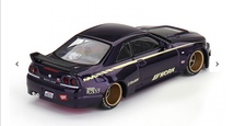 即決！ KAIDO★HOUSE x トゥルースケール ミニGT 1/64 ニッサン スカイライン GT-R R33 Kaido Works V1 ワーク 紫 072 新品・未開封品_画像3