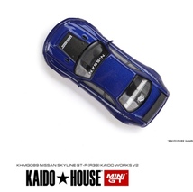 即決！ KAIDO★HOUSE x トゥルースケール ミニGT 1/64 ニッサン スカイライン GT-R R33 Kaido Works V2 ワーク 青 089 新品・未開封品_画像4