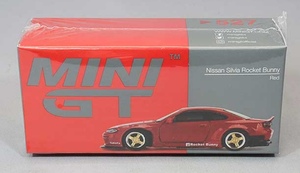 Pandem Nissan シルビア （S15） レッド （右ハンドル） （1/64スケール ダイキャスト MINI GT MGT00527-R）