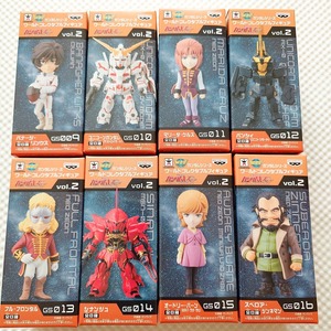  new goods unopened Gundam series world collectable figure vol.2 all 8 kind Gundam UC Gundam Unicorn 