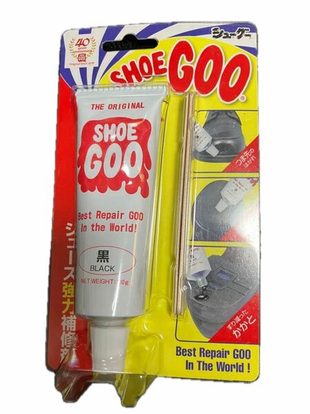SHOEGOO シューグー 靴 修理 ソール 補修 黒 ブラック かかと　100g